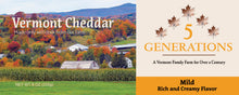 Load image into Gallery viewer, Vermont Mild Cheddar Cheese 8oz
