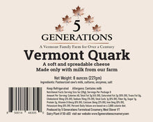 Load image into Gallery viewer, Vermont Quark - 8oz