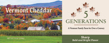Load image into Gallery viewer, Vermont Sharp Cheddar Cheese 8oz