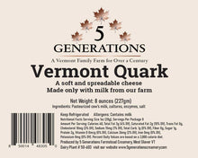 Load image into Gallery viewer, Vermont Quark - 8oz

